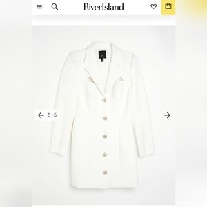 Sofia Richie White Cutout Blazer Size Ten